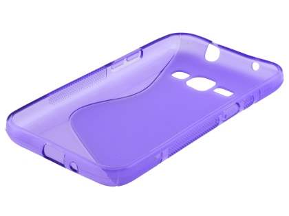Wave Case for Samsung Galaxy J1 (2016) - Frosted Purple/Purple