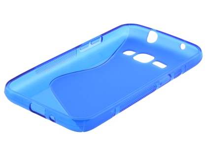 Wave Case for Samsung Galaxy J1 (2016) - Frosted Blue/Blue