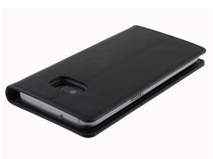 Mercury Goospery Blue Moon Wallet Case for Samsung Galaxy S7 edge - Classic Black