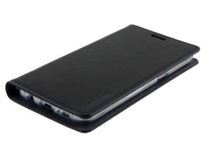 Mercury Goospery Blue Moon Wallet Case for Samsung Galaxy S7 edge - Classic Black