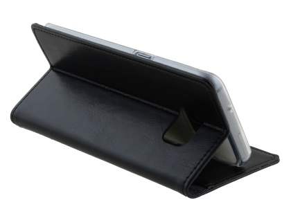 Mercury Goospery Blue Moon Wallet Case for Samsung Galaxy S7 edge - Classic Black