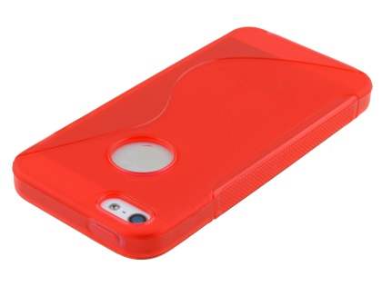 Wave Case for iPhone SE(1st Gen)/5s/5 - Frosted Red/Red