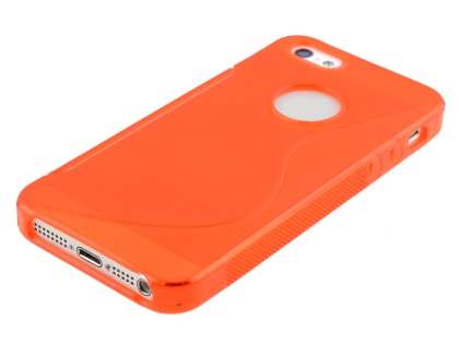 Wave Case for iPhone SE(1st Gen)/5s/5 - Frosted Orange/Orange