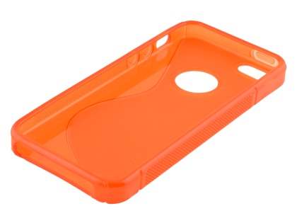 Wave Case for iPhone SE(1st Gen)/5s/5 - Frosted Orange/Orange