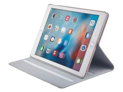 Premium Genuine Leather Slim Portfolio Case with Stand for iPad Pro 9.7 - Pearl White