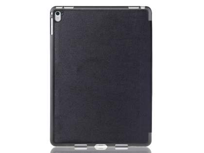 Premium Slim Synthetic Leather Flip Case with Stand for iPad Pro 9.7 - Classic Black
