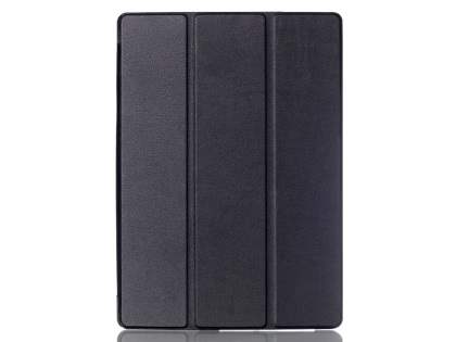Premium Slim Synthetic Leather Flip Case with Stand for iPad Pro 9.7 - Classic Black