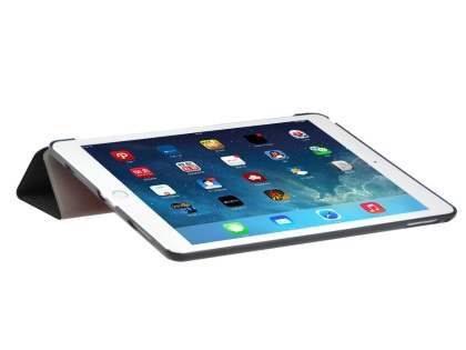 Premium Slim Synthetic Leather Flip Case with Stand for iPad Pro 9.7 - Classic Black