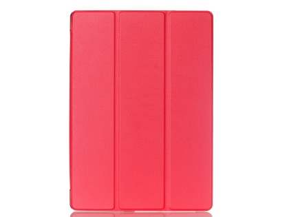 Premium Slim Synthetic Leather Flip Case with Stand for iPad Pro 9.7 - Red