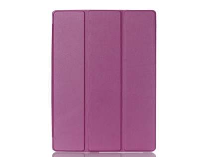Premium Slim Synthetic Leather Flip Case with Stand for iPad Pro 9.7 - Purple