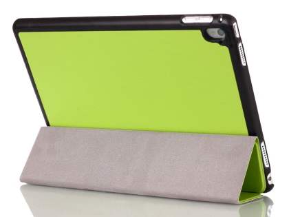 Premium Slim Synthetic Leather Flip Case with Stand for iPad Pro 9.7 - Green