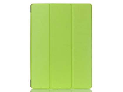Premium Slim Synthetic Leather Flip Case with Stand for iPad Pro 9.7 - Green