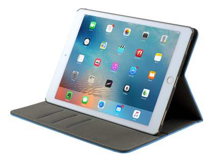 Synthetic Leather Case with Stand for iPad Pro 9.7 - Sky Blue