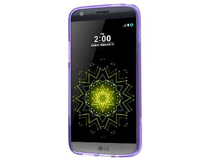 Wave Case for LG G5 - Frosted Purple/Purple