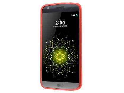 Wave Case for LG G5 - Frosted Red/Red
