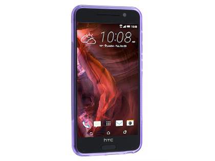 Wave Case for HTC Telstra Signature Premium - Frosted Purple/Purple