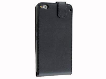 Synthetic Leather Flip Case for HTC One X9 - Classic Black Synthetic Leather Flip Case for HTC One X9 - Classic Black