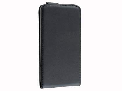 Synthetic Leather Flip Case for HTC One X9 - Classic Black