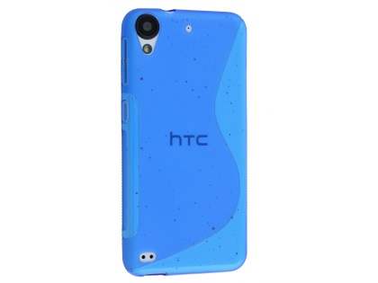 Wave Case for HTC Desire 530 / 630 - Frosted Blue/Blue Soft Cover