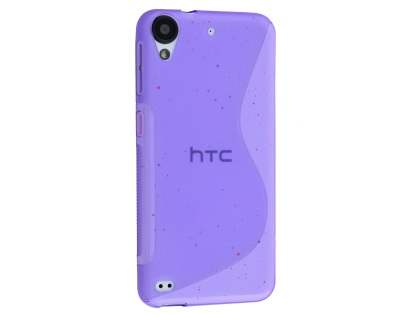 Wave Case for HTC Desire 530 / 630 - Frosted Purple/Purple Soft Cover