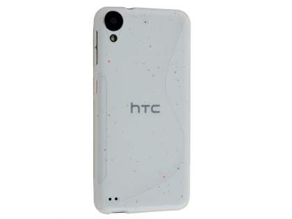 Wave Case for HTC Desire 530 / 630 - Frosted Clear/Clear Soft Cover