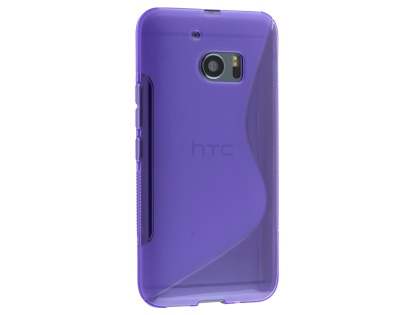 Wave Case for HTC 10 - Frosted Purple/Purple Soft Cover