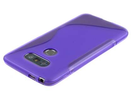 Wave Case for LG G5 - Frosted Purple/Purple
