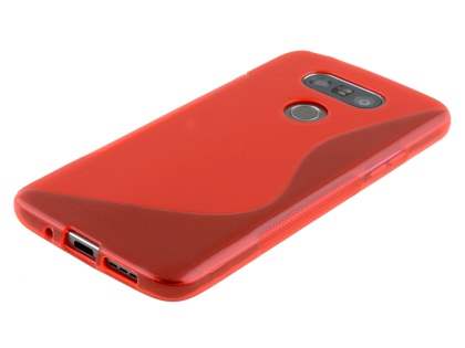 Wave Case for LG G5 - Frosted Red/Red