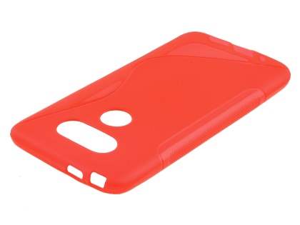 Wave Case for LG G5 - Frosted Red/Red