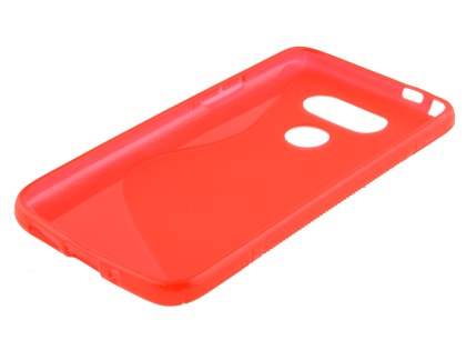 Wave Case for LG G5 - Frosted Red/Red