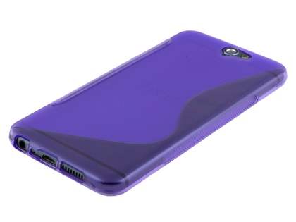 Wave Case for HTC Telstra Signature Premium - Frosted Purple/Purple