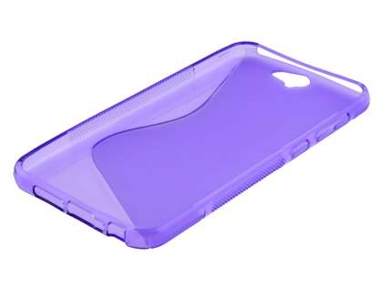 Wave Case for HTC Telstra Signature Premium - Frosted Purple/Purple