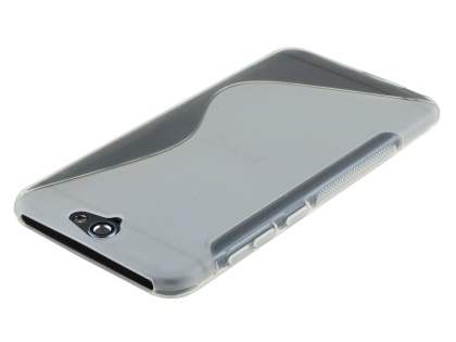 Wave Case for HTC Telstra Signature Premium - Frosted Clear/Clear
