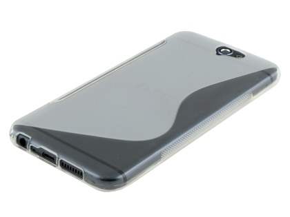 Wave Case for HTC Telstra Signature Premium - Frosted Clear/Clear