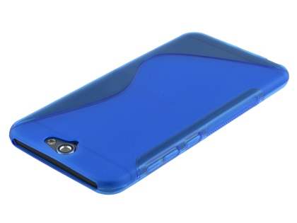 Wave Case for HTC Telstra Signature Premium - Frosted Blue/Blue