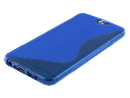 Wave Case for HTC Telstra Signature Premium - Frosted Blue/Blue
