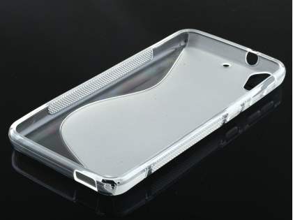 Wave Case for HTC Desire 530 / 630 - Frosted Clear/Clear