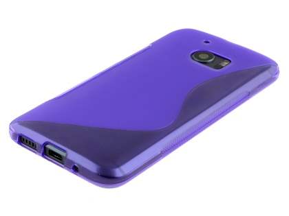Wave Case for HTC 10 - Frosted Purple/Purple