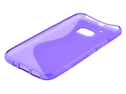 Wave Case for HTC 10 - Frosted Purple/Purple