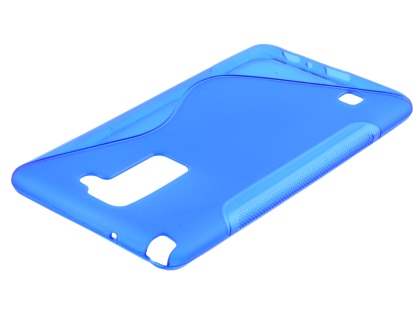 Wave Case for LG Stylus DAB+ - Frosted Blue/Blue Soft Cover