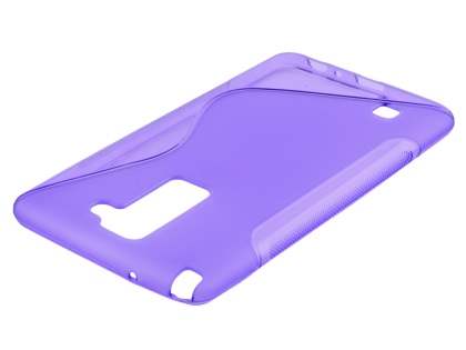Wave Case for LG Stylus DAB+ - Frosted Purple/Purple Soft Cover
