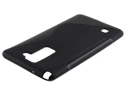 Wave Case for LG Stylus DAB+ - Frosted Black/Black Soft Cover