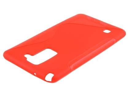 Wave Case for LG Stylus DAB+ - Frosted Red/Red Soft Cover