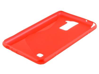 Wave Case for LG Stylus DAB+ - Frosted Red/Red