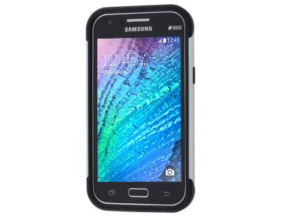 Impact Case for Samsung Galaxy J1 (2015) - Silver/Black