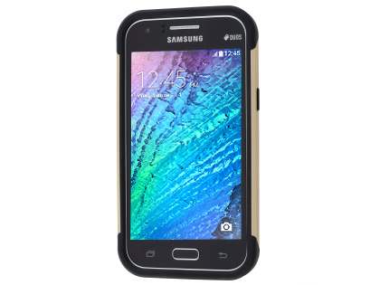 Impact Case for Samsung Galaxy J1 Ace - Gold/Black