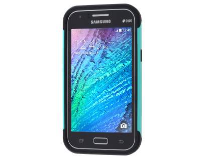 Impact Case for Samsung Galaxy J1 Ace - Mint/Black