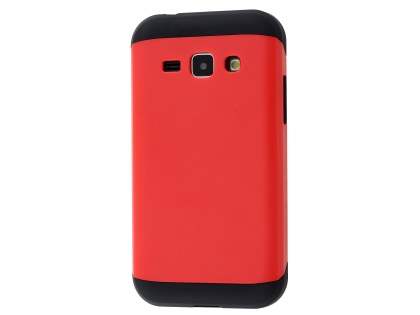 Impact Case for Samsung Galaxy J1 Ace - Red/Black Impact Case