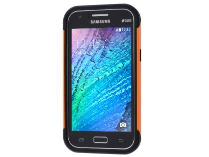 Impact Case for Samsung Galaxy J1 Ace - Orange/Black
