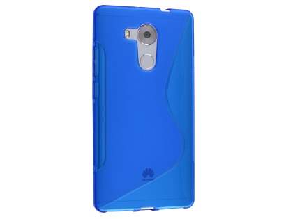 Huawei Mate 8 Wave Case - Frosted Blue/Blue Soft Cover